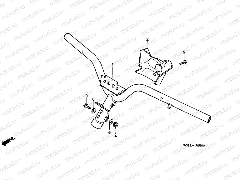 F-5 TIE ROD TUBE / HANDLE COVER