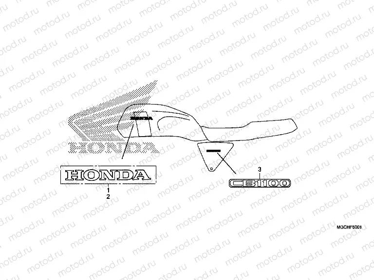 F-50-1 MARK (CB1100CA / CAD / NA / NAD)