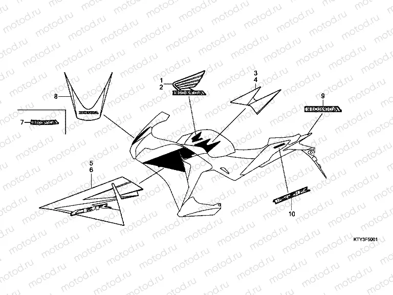 F-50-1 SIGN / STRIP (2)
