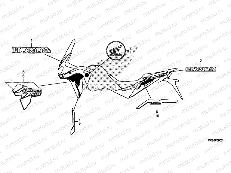 F-50-2 DECALS FOR NH463