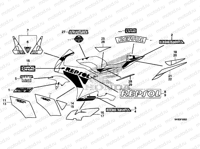 F-50-2 MARK / STRIPE (YR250)