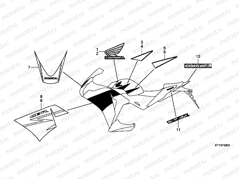 F-50-3 SIGN / STRIP (4)