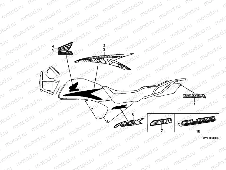 F-50-3 SIGN / STRIP (4)