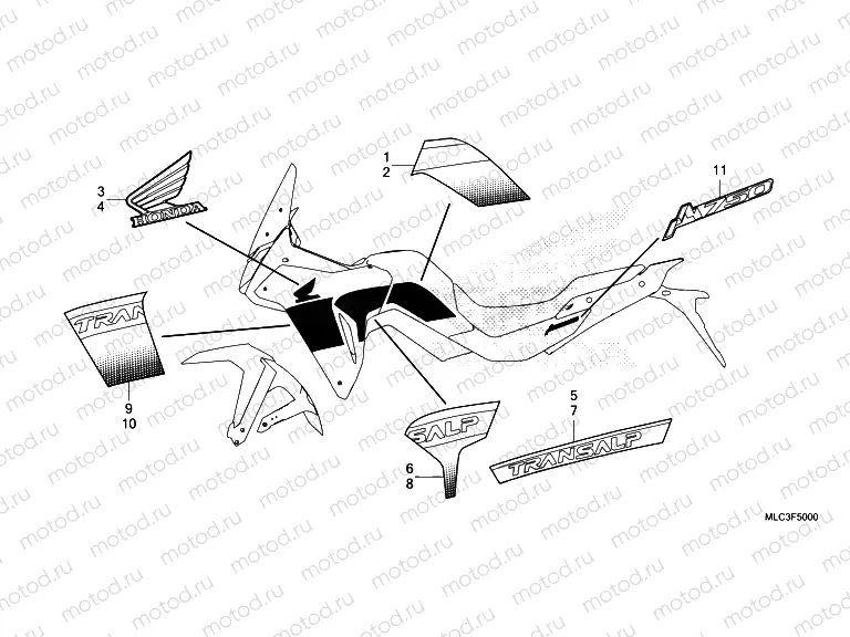 F-50 MARK/STRIPE (OTHER COLOURS)
