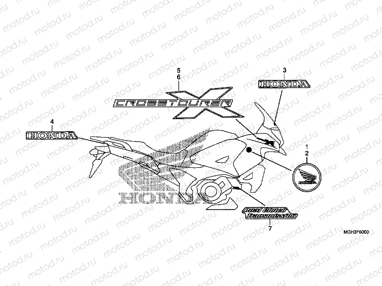 F-50 SIGN / LOGO (BR, E, ED, F, KO, RU, U, 2BR)
