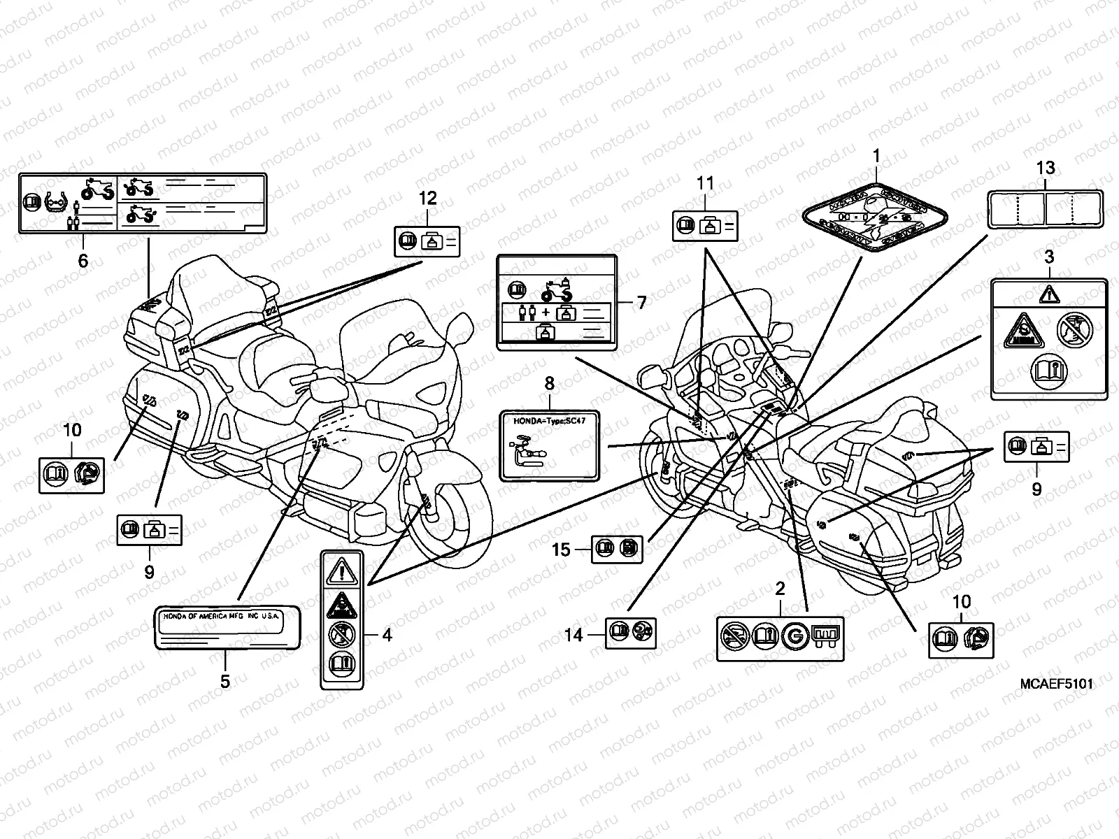 F-51-1 CAUTION LABEL(GL1800A EXC EPT-BR/KO/SI)