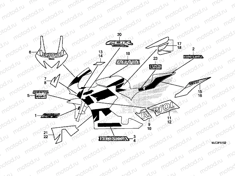 F-51-2 SIGN / STRIP (3)