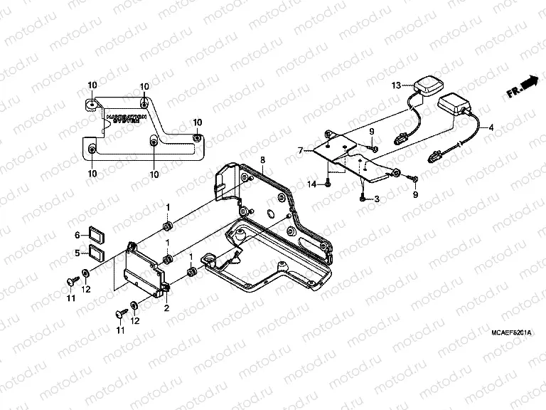 F-52-1 NAVIGATION UNIT (GL1800C / D / E / F)