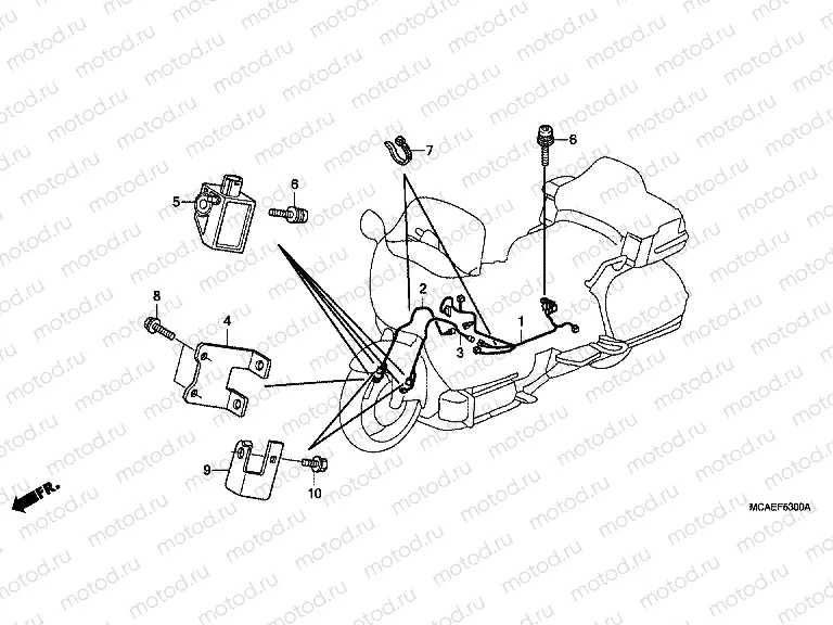 F-53 AIRBAG WIRING HARNESS