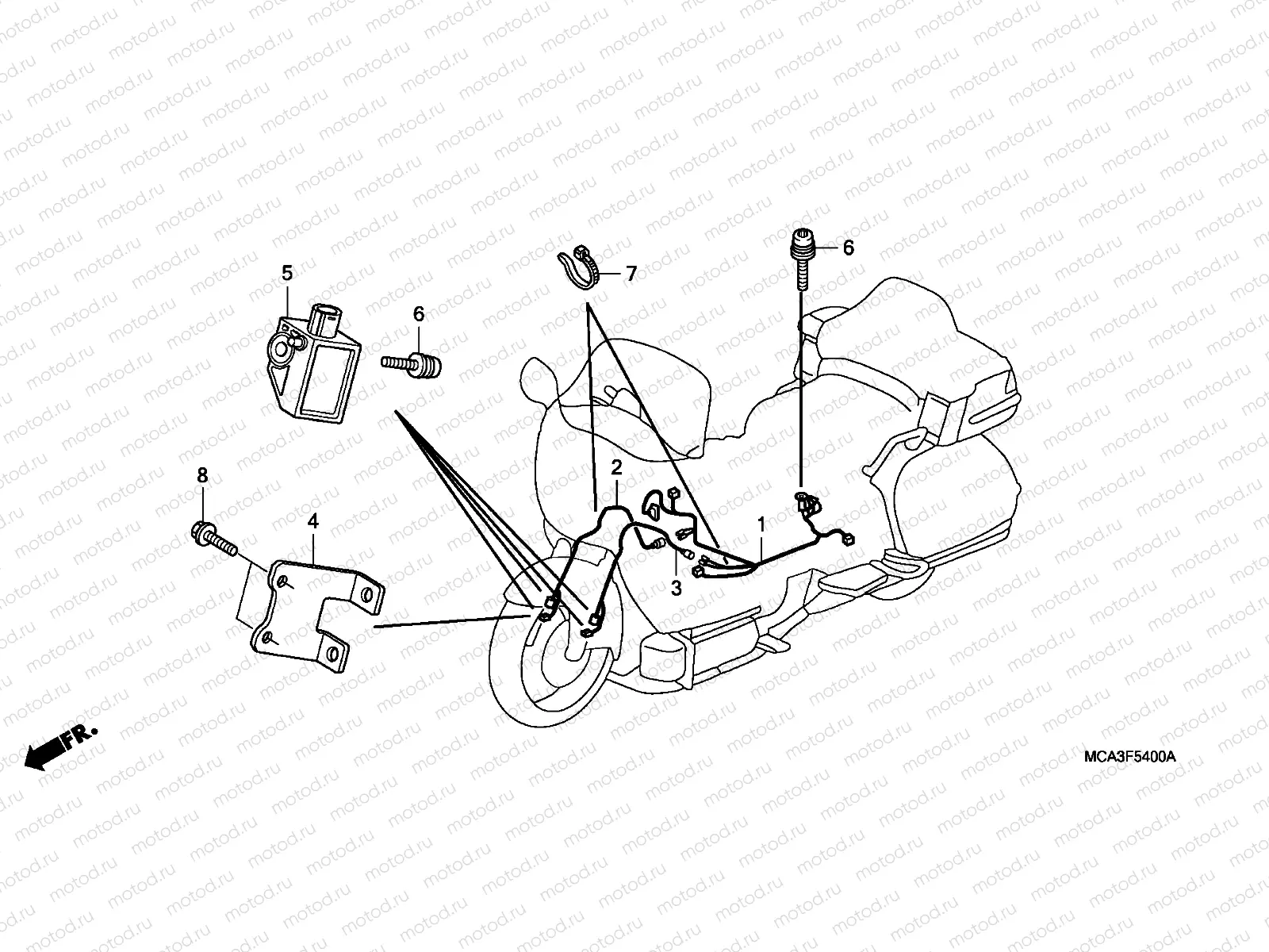 F-54 AIRBAG HARNESS
