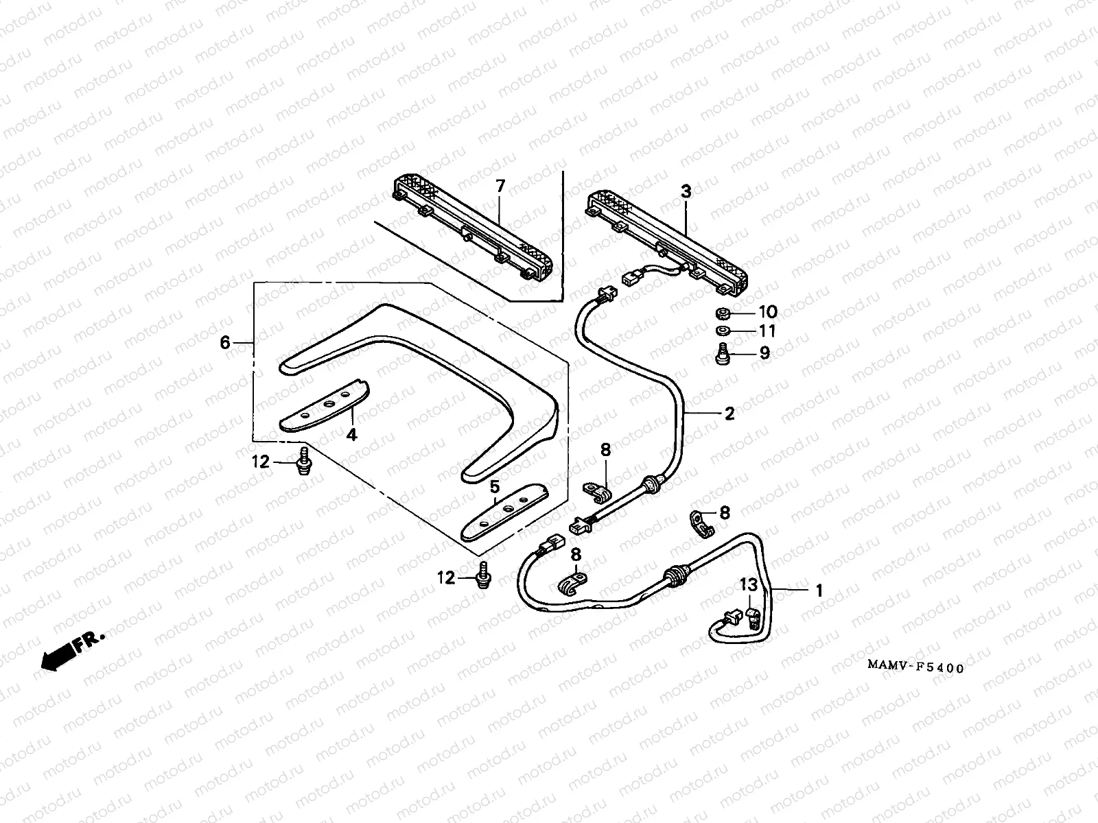 F-54 HIGH MOUNT STOP LIGHT