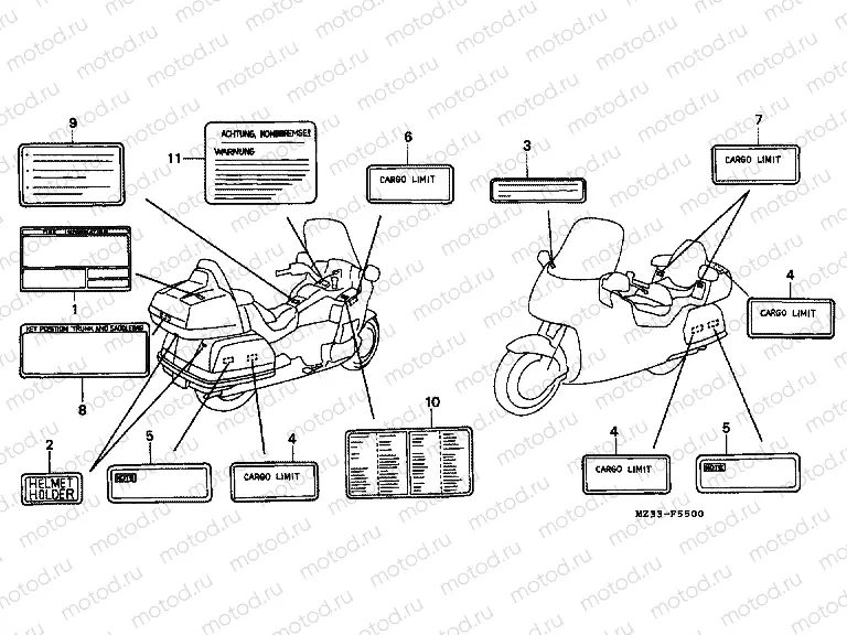F-55 WARNING LABEL (1)