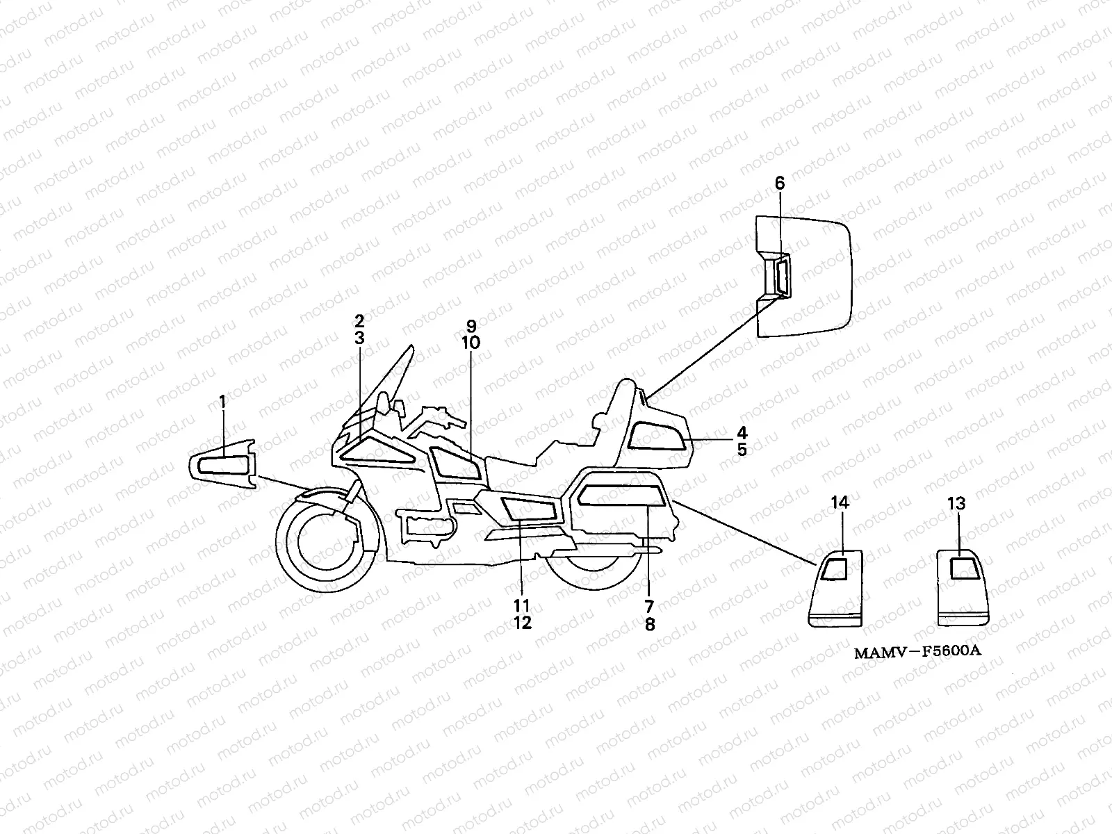F-56 STRIPE (GL1500SE)