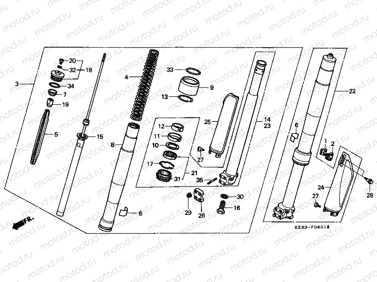 F-6-1 FRONT FORK
