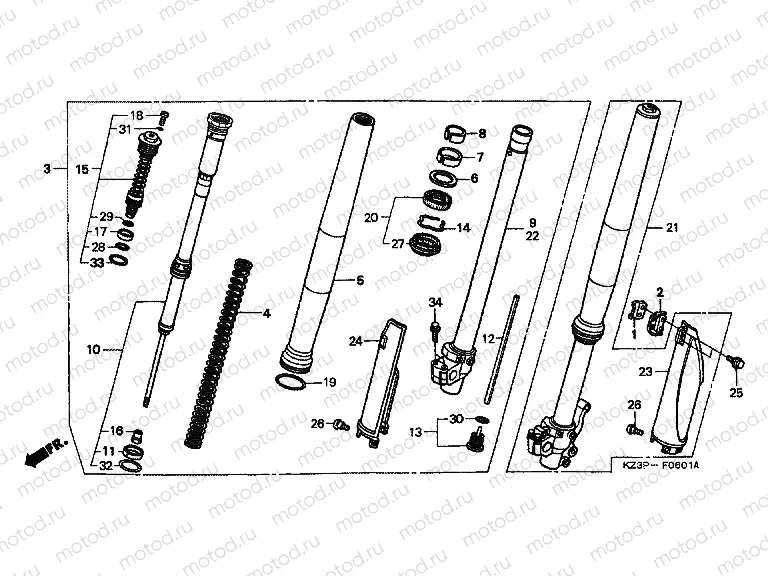 F-6-1 FRONT FORK (2)