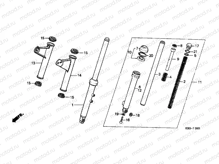 F-6-1 FRONT FORK (2)