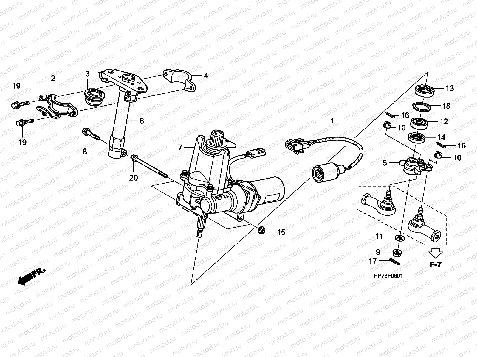 F-6-1 STEERING SHAFT(EPS)