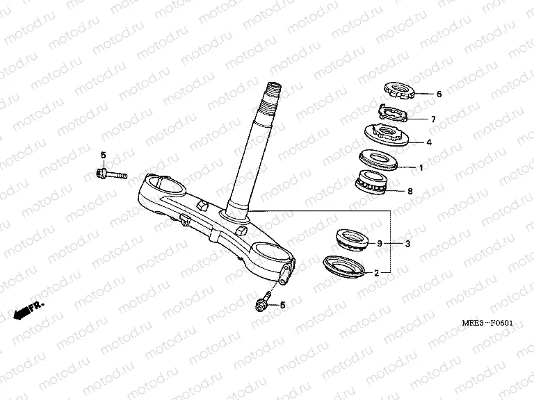 F-6-1 STEERING WHEEL (CBR600RR5 / 6)