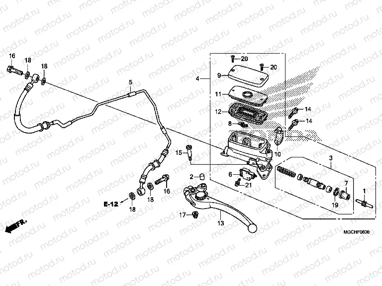 F-6 CLUTCH MASTER CYLINDER