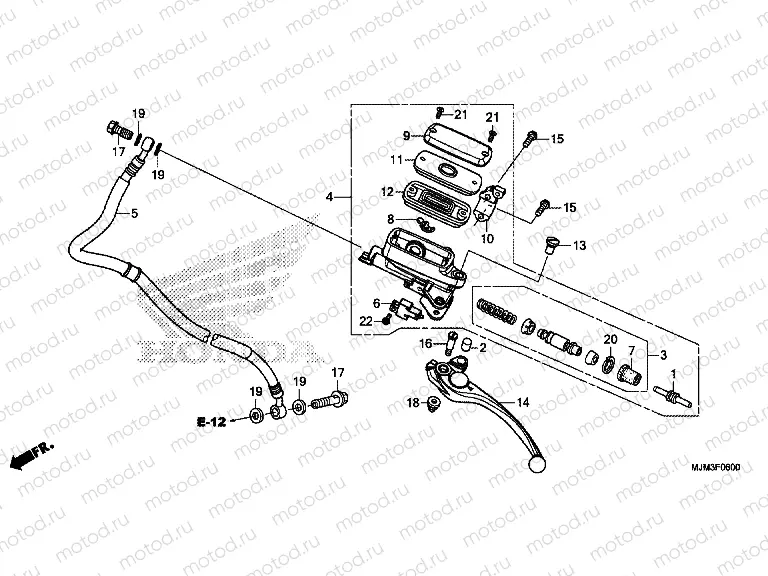 F-6 CLUTCH MASTER CYLINDER