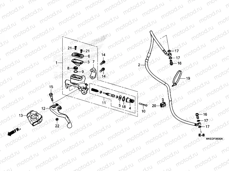 F-6 CLUTCH MASTER CYLINDER