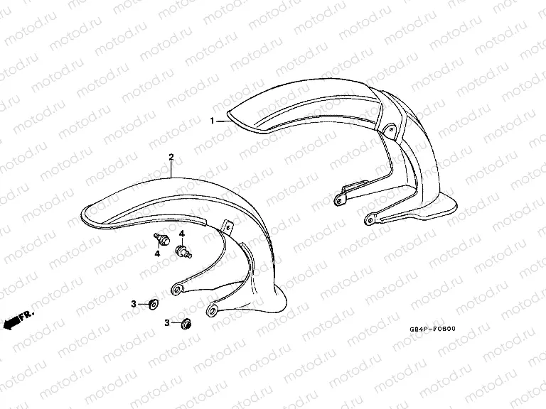 F-6 FRONT FENDER