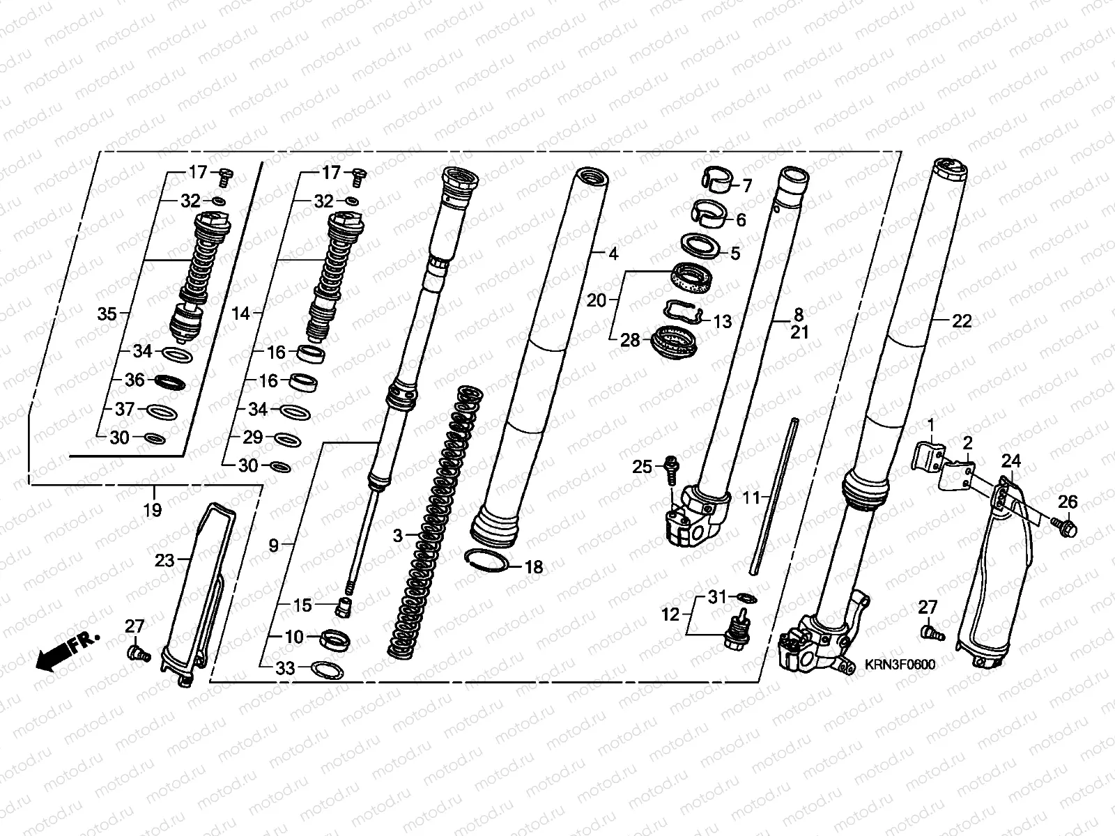 F-6 FRONT FORK