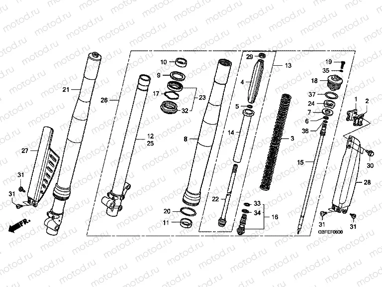 F-6 FRONT FORK