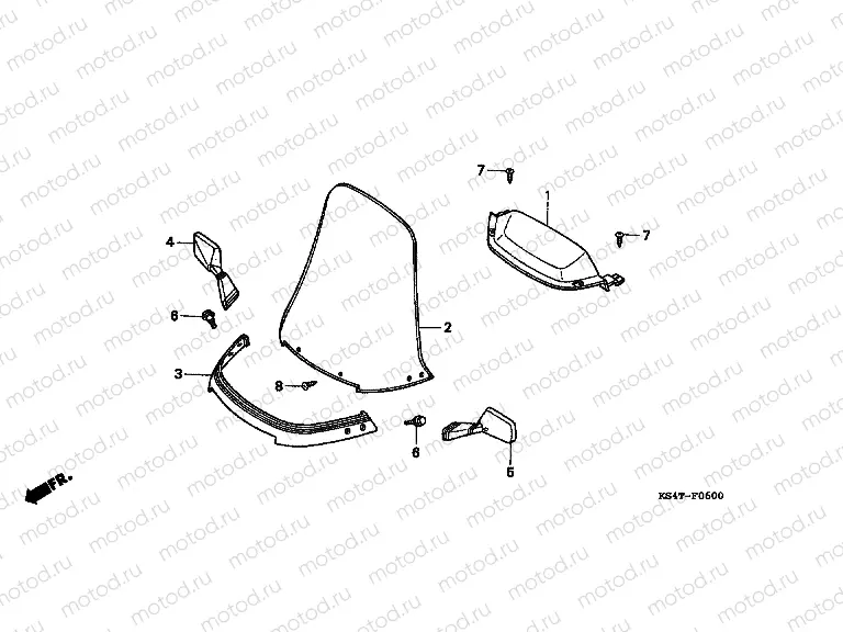 F-6 MEASURING AWNING / WINDSCREEN