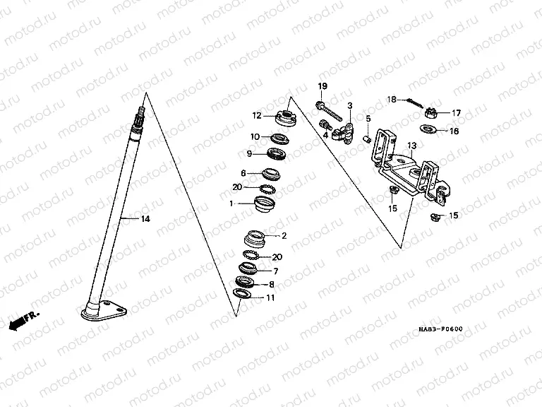 F-6 STEERING AXLE