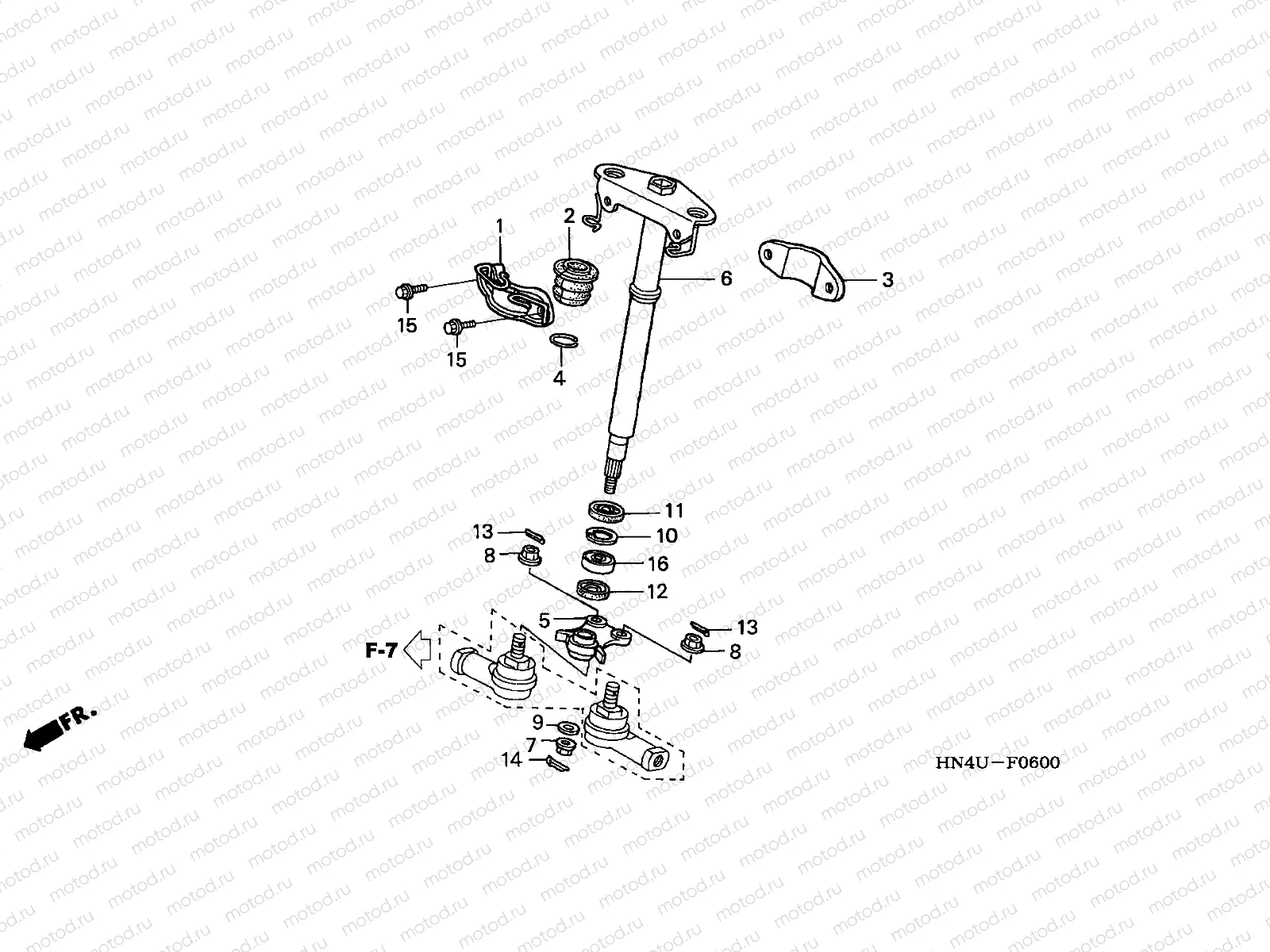 F-6 STEERING SHAFT