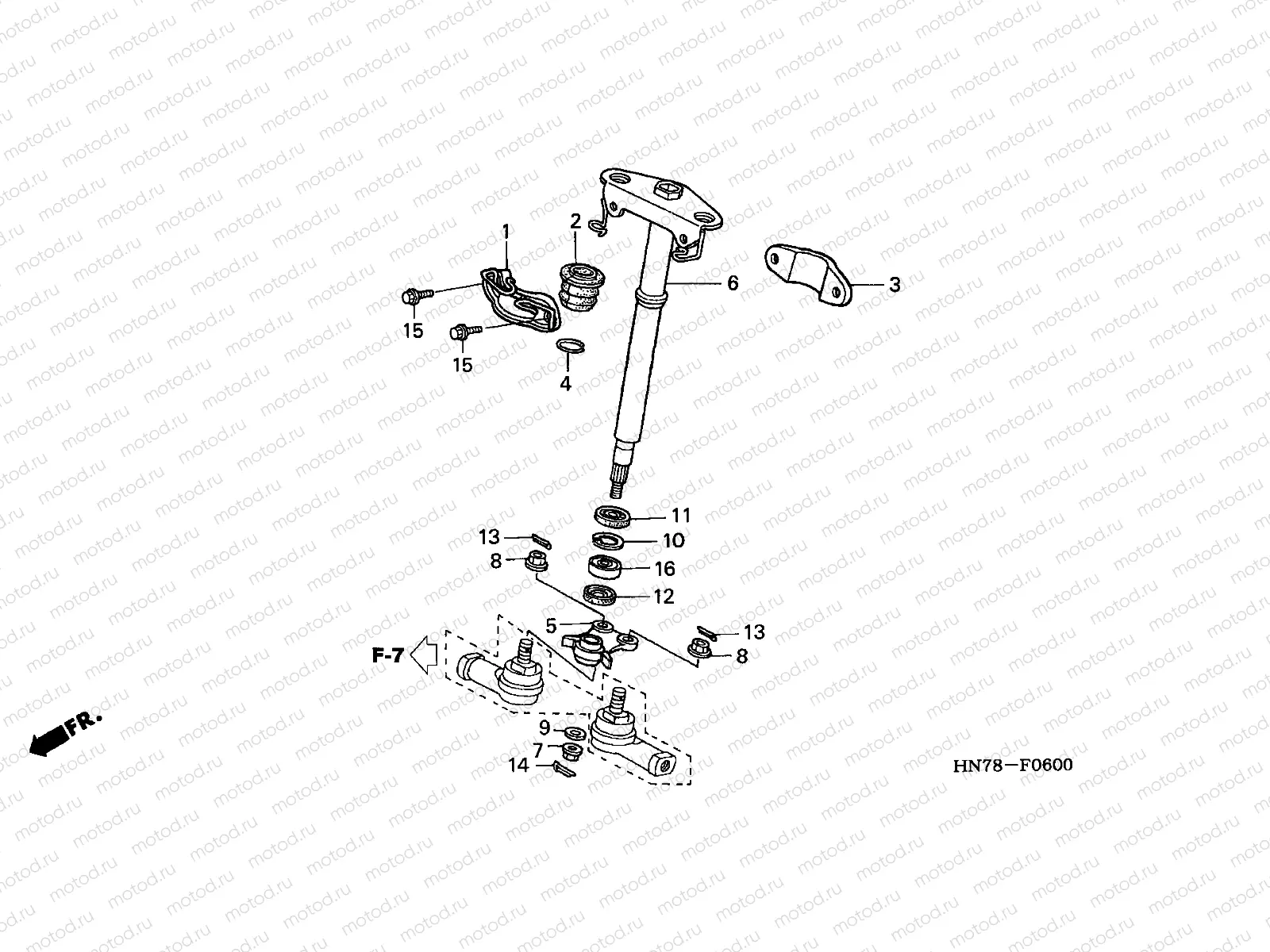 F-6 STEERING SHAFT