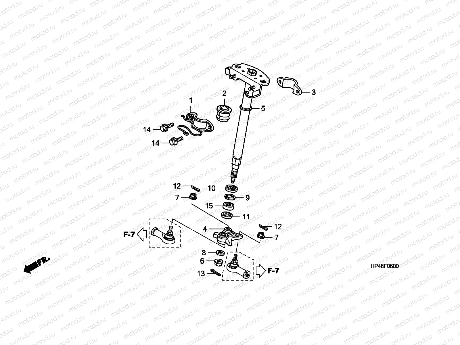 F-6 STEERING SHAFT