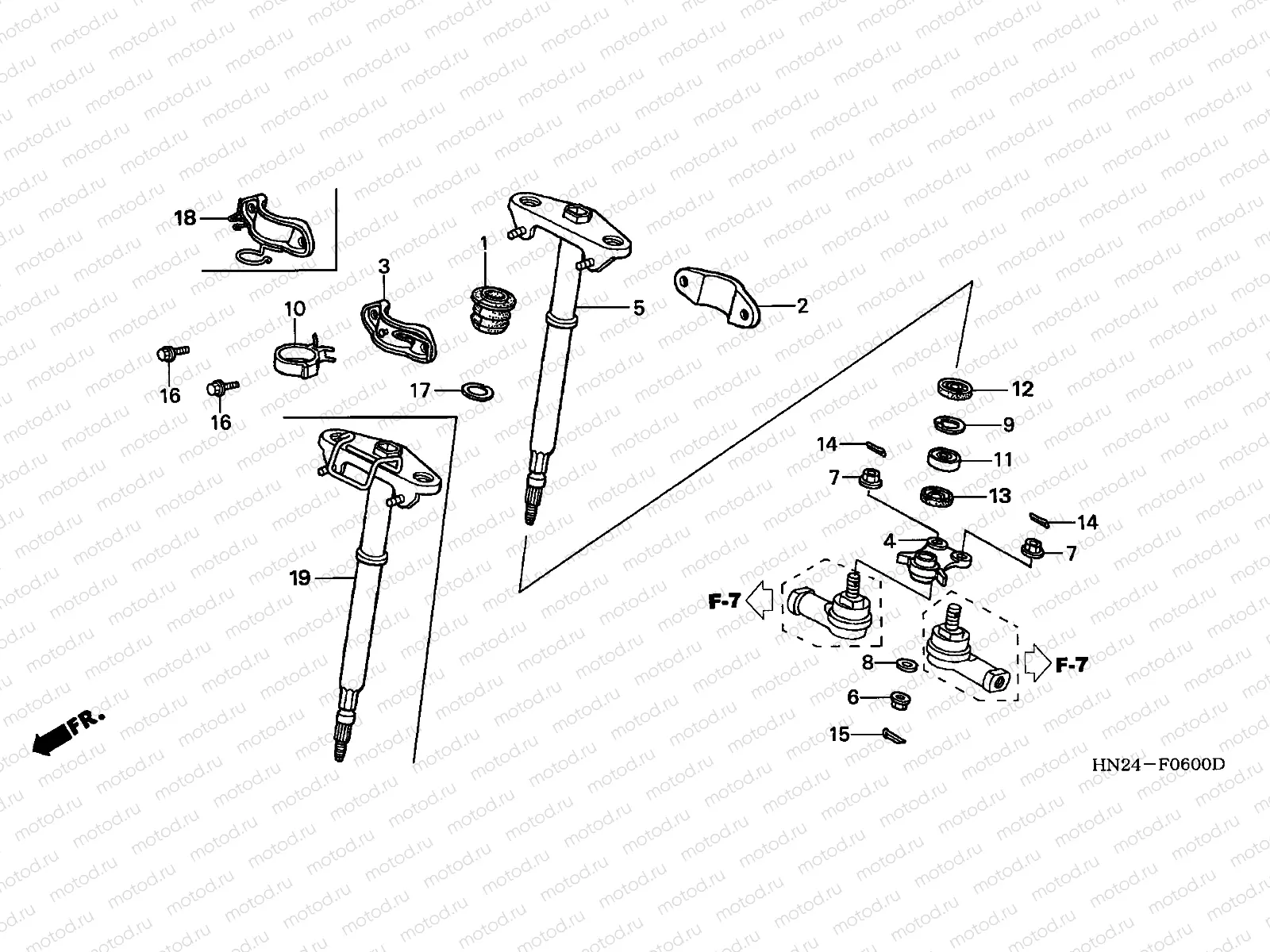 F-6 STEERING SHAFT