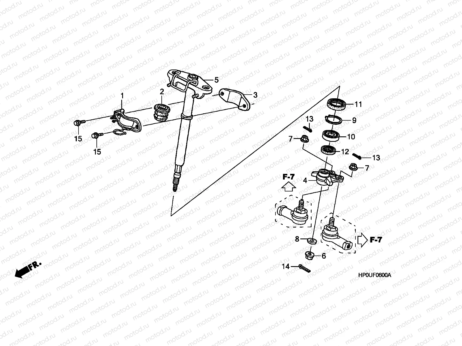 F-6 STEERING SHAFT