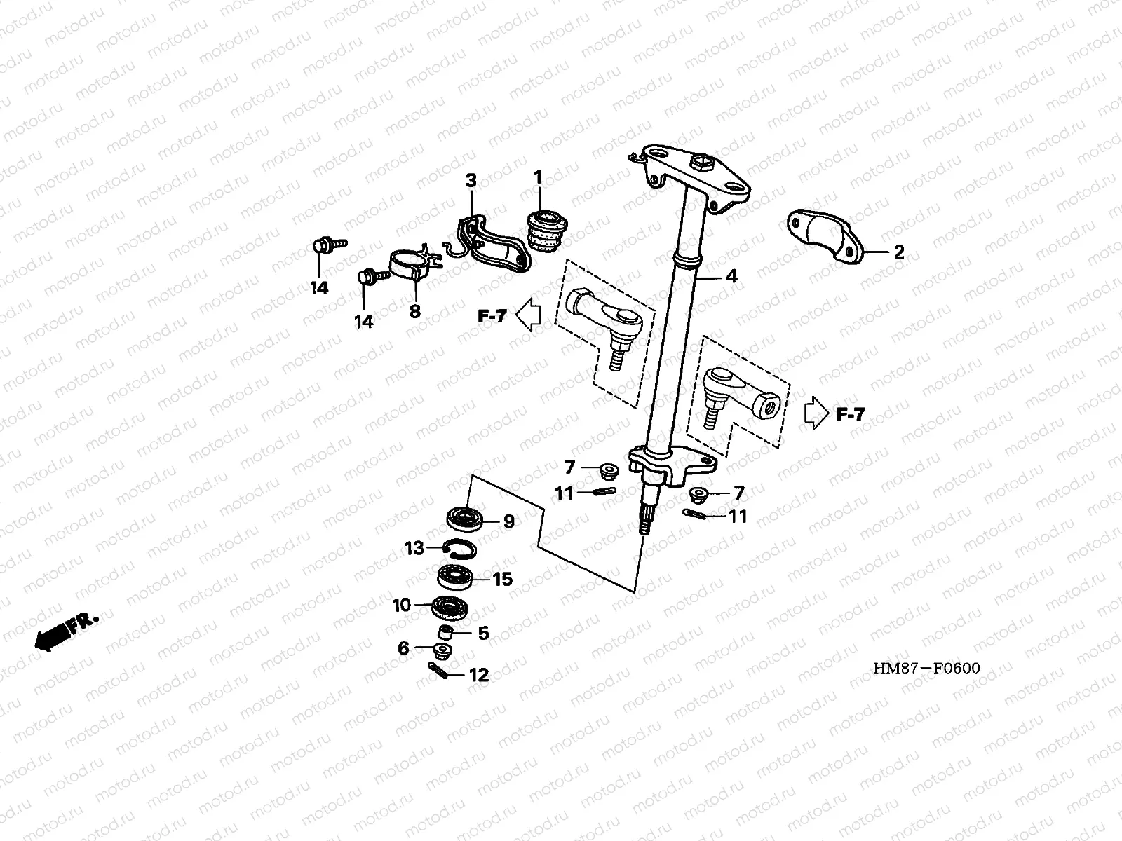 F-6 STEERING SHAFT