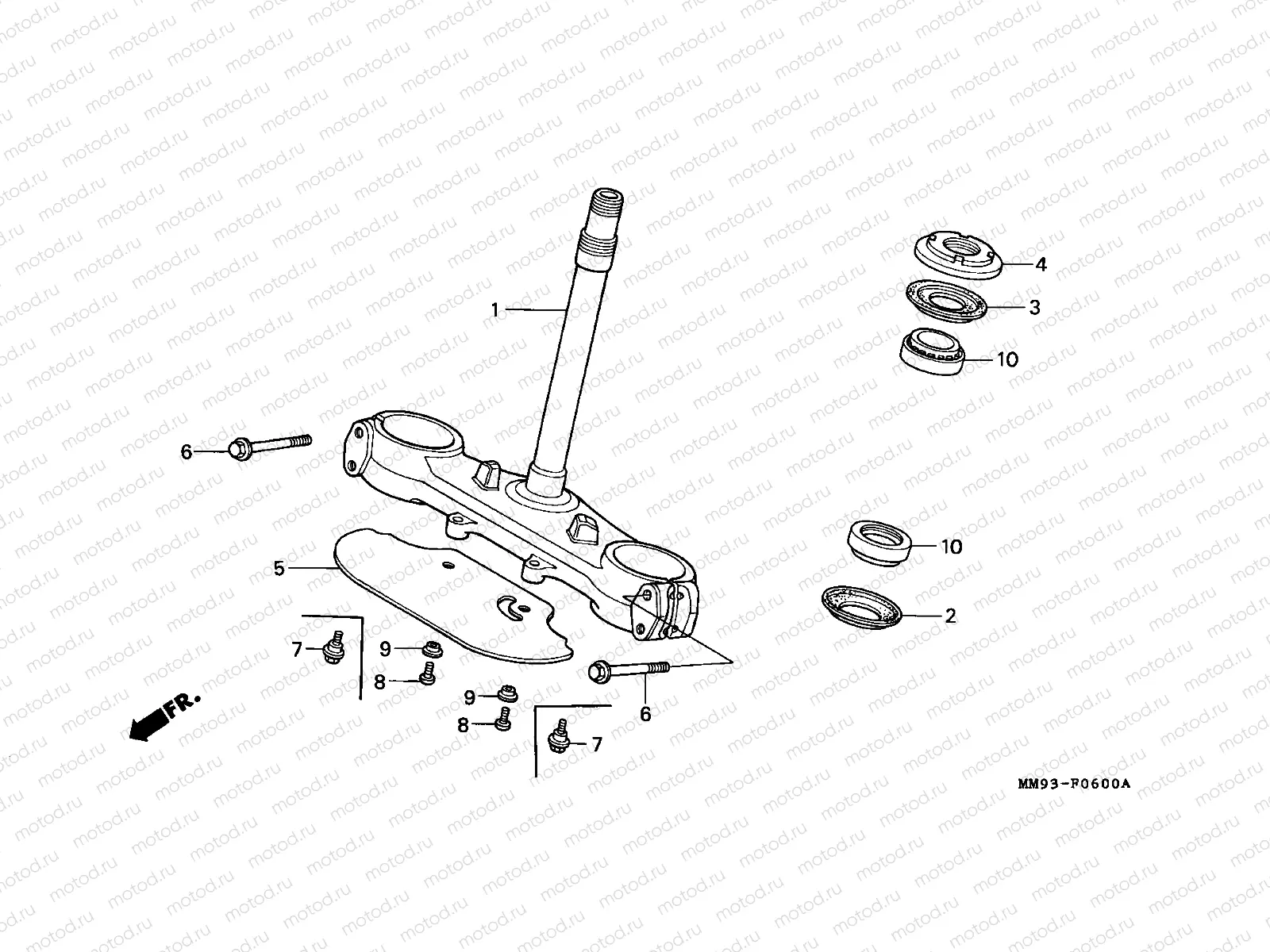 F-6 STEERING STEM