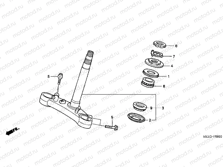 F-6 STEERING WHEEL (CBR600RR3 / 4)