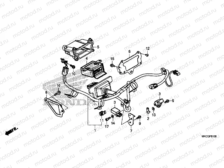 F-61 AIRBAG HARNESS