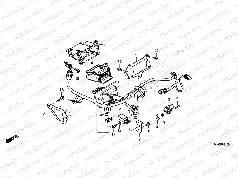 F-61 AIRBAG HARNESS