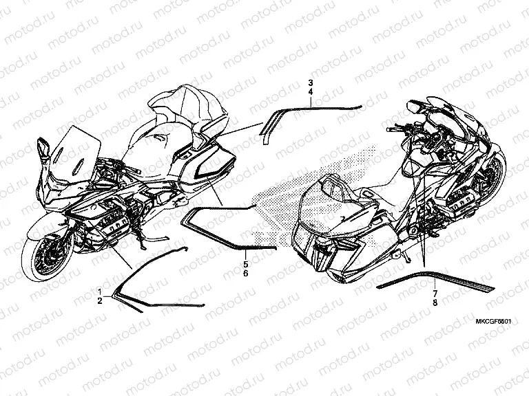F-65-1 DECALS FOR NH463D & R367E