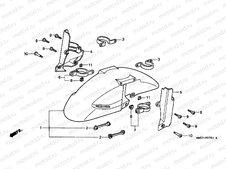 F-7-1 FRONT FENDER (2)