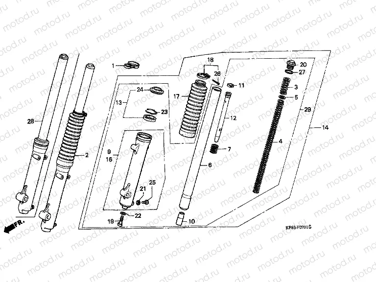 F-7-1 FRONT FORK (2)