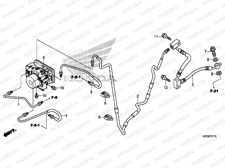 F-7-10 ABS MODULATOR