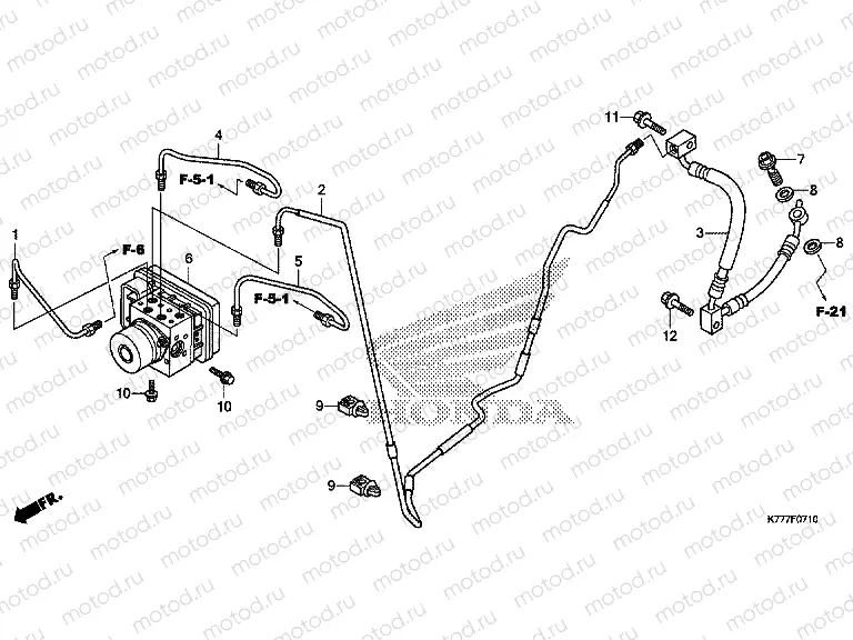 F-7-10 ABS MODULATOR