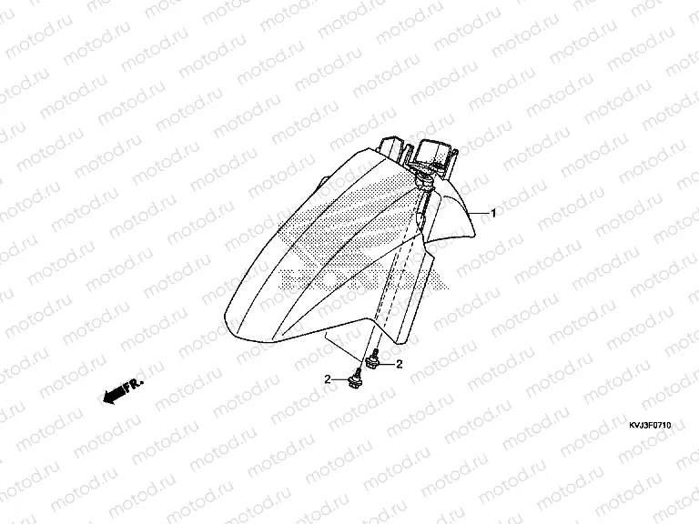 F-7-10 FRONT FENDER