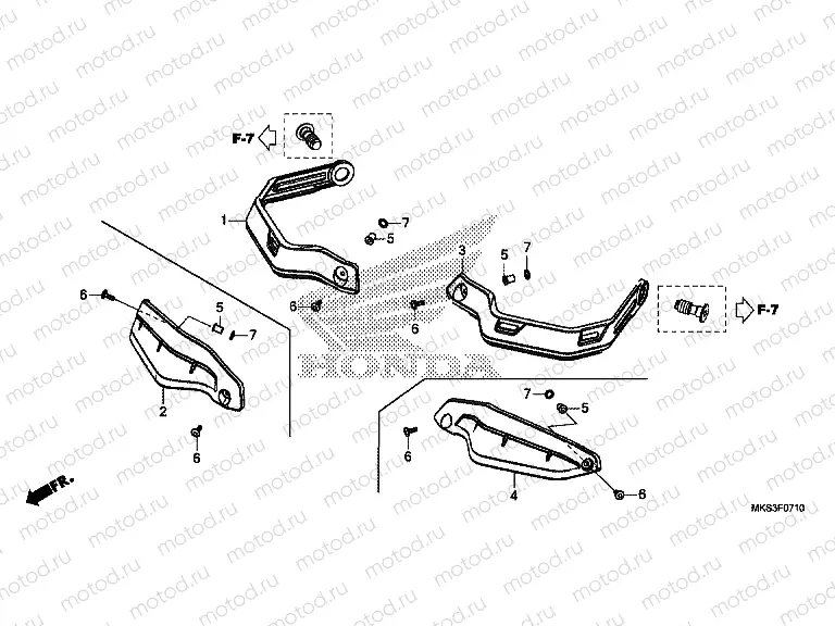 F-7-10 KNUCKLE GUARD