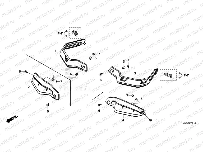 F-7-10 KNUCKLE GUARD