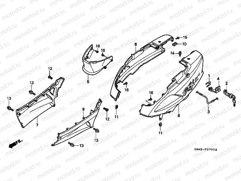 F-7 BODY COVER / PACKAGE HOLDER