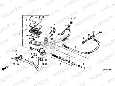 F-7 CLUTCH MASTER CYLINDER